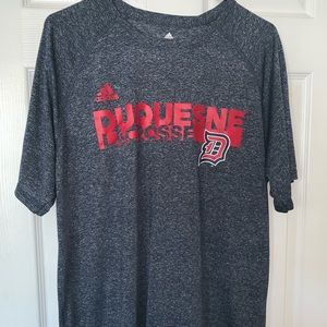Adidas Duquesne lacrosse dri fit shirt